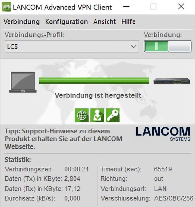 Etichetta energetica Lancom Systems Licenza client VPN avanzata (1 Dispositivi)