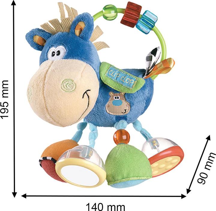 Actual product image Playgro Klipp Klapp Pferd
