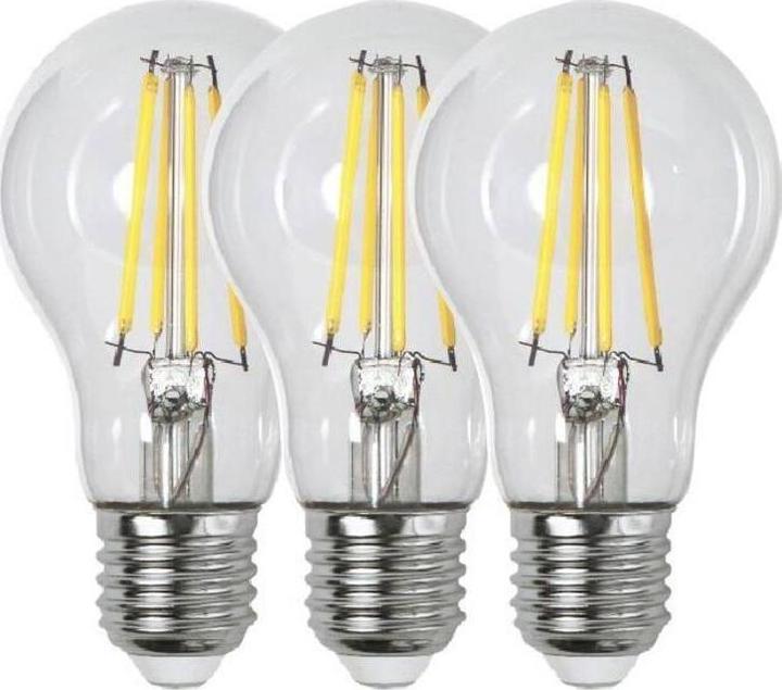 Image du produit Schönenberger S-Light Ampoule LED filament Pack de 3 E27 A60 (E27, 7 W, 900 lm, 3 x, E)