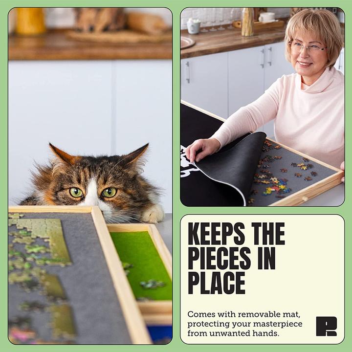 Produktbild Puzzle Ready Puzzlebrett mit bunten Schubladen (1500 Teile)