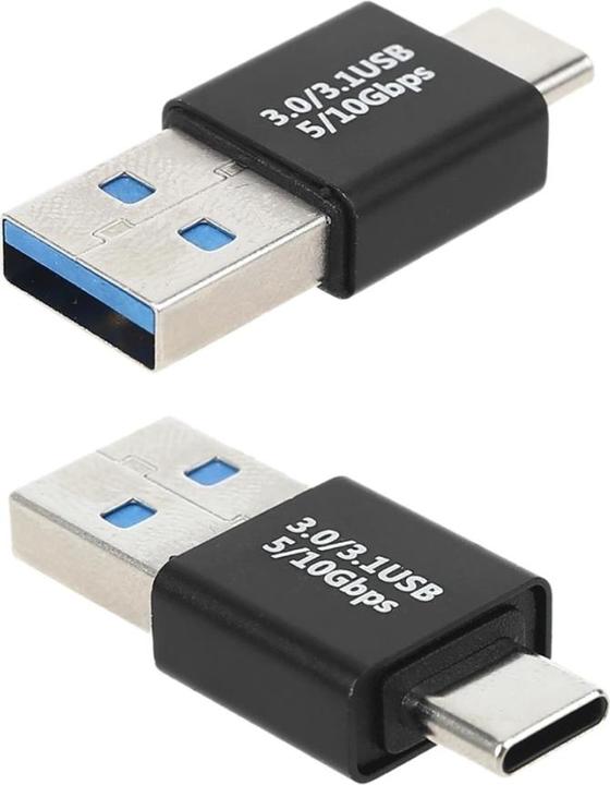 Produktbild PowerGuard USB-A auf USB-C Kupplung Gender Changer (male/male) 10 Gbit/s Daten & Charge (USB 3.1)