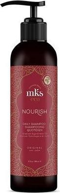 Actual product image Earthly Body MKS Eco Nourish Shampoo Original Scent 10 fl oz - Moroccan Argan Oil and Hemp Seed Oil (10 ml, Liquid shampoo)