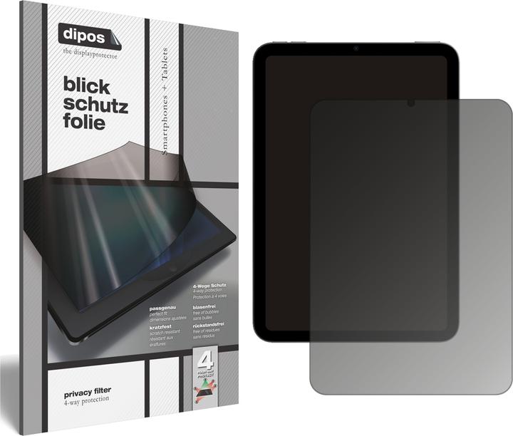 Produktbild Dipos Blickschutzfolie 4-Way Privacy (1 Stück, iPad mini 2021 (6. Gen))
