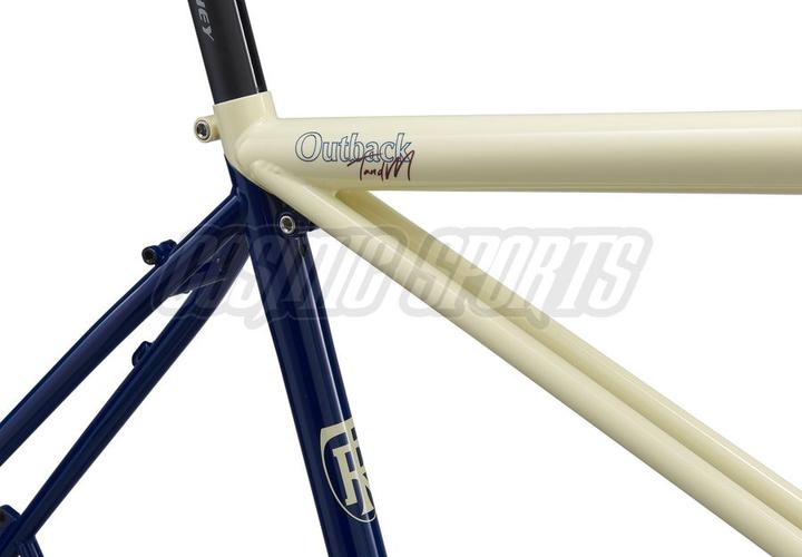 Actual product image Ritchey Outback TandM Break Away Frame Kit, 650B/700C, L, merlot/creme/indigo