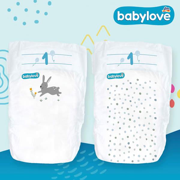 Produktbild dm babylove Premium-Windeln (Gr. 1, Tragepack, 28 Stück)