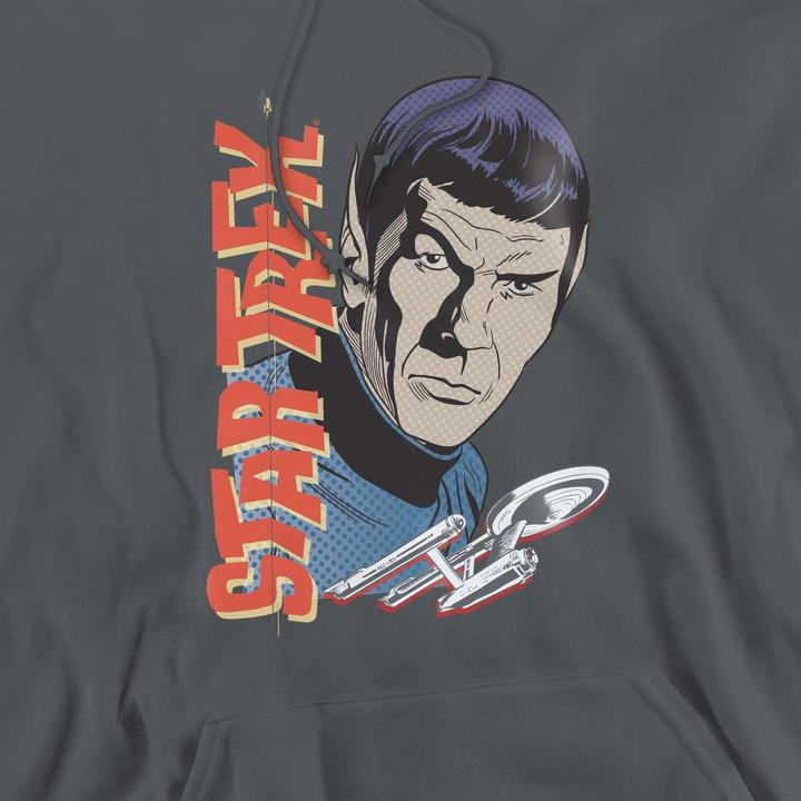 Immagine prodotto Star Trek: The Original Series Felpa con Cappuccio Spock Vintage Uomo (M)
