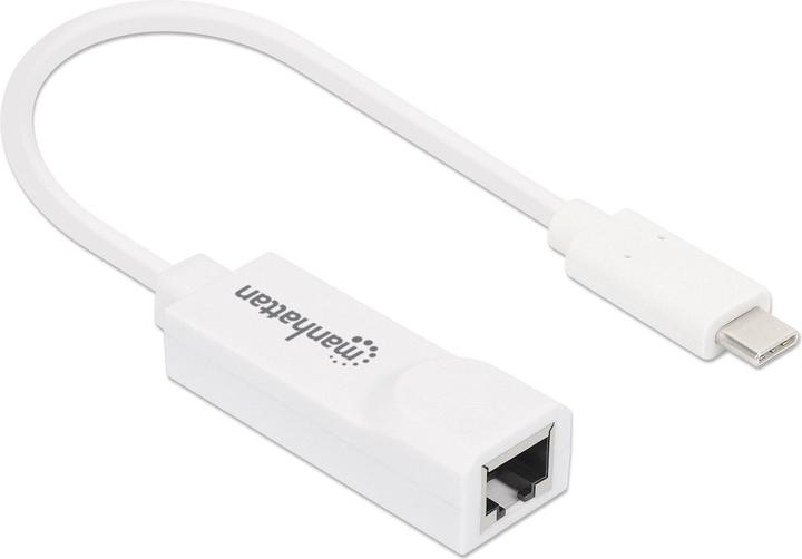 Image du produit Manhattan USB C - RJ-45, 100Base-TX (USB-C, 1 Ports)