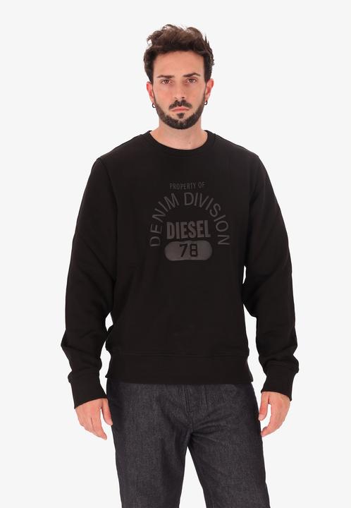 Actual product image Diesel Herren Kapuzenpullover Obsidian Ultra - 100% Baumwolle - Freizeit (L)