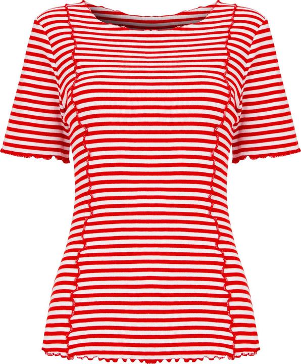 Actual product image Joe Browns Exposed Seam Striped Scoop Neck Tee (44)