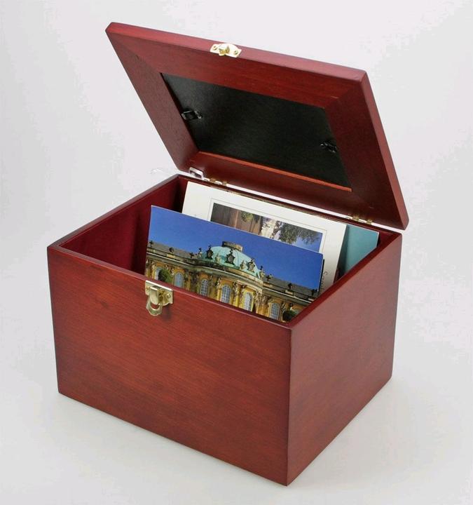 Image du produit Safe Boîte à photos en bois 22x18x15