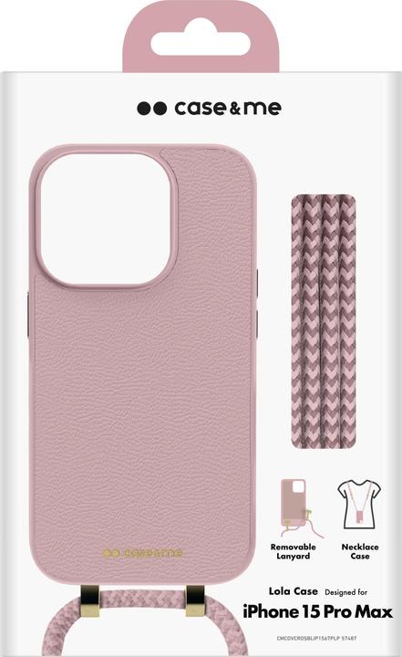 Caseme Lola Case mit abnehmbarem Umhängeriemen (Apple iPhone 15 Pro Max)