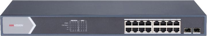 Produktbild Hikvision DS-3E1518P-SI Netzwerk-Switch Managed Gigabit Ethernet (10/100/1000) Power over Ethernet (PoE) (16 Ports)