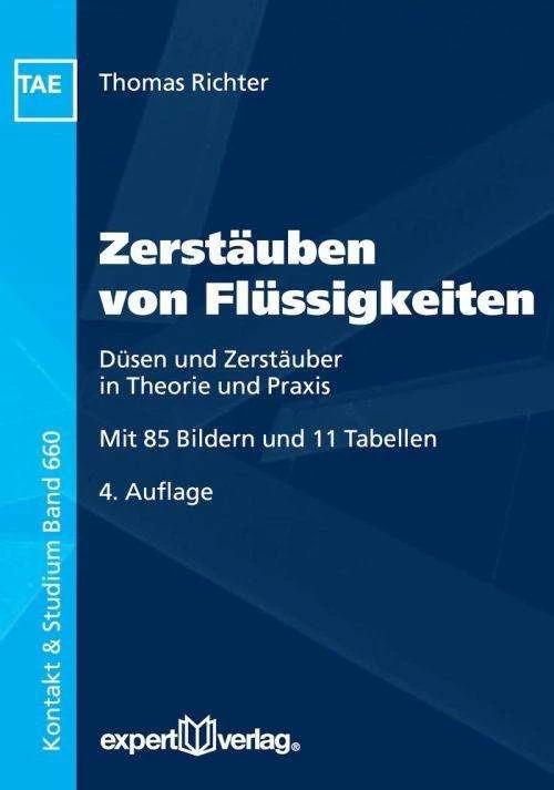 Actual product image Zerstäuben von Flüssigkeiten (German, Thomas Richter, Wilfried J. Bartz, 2016)