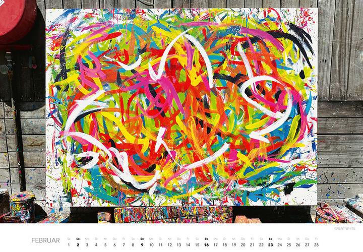 Produktbild Pigcasso Kalender 2025 (Harter Einband, Deutsch)
