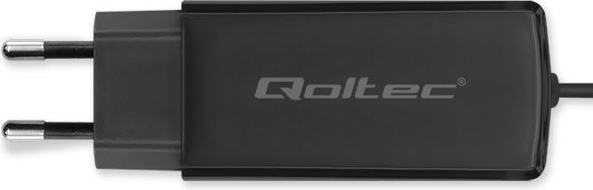 Produktbild Qoltec 52419 65 W GaN Super-Schnellladegerät | 5–20 V | 3–3 25 A | USB-C 3.1 (65 W)