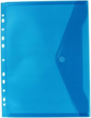 Produktbild Herba-Plastic Dokumententasche A4 mit Lochung und Klettverschluss 10 Stück farblich sortiert (A4, 10 x)
