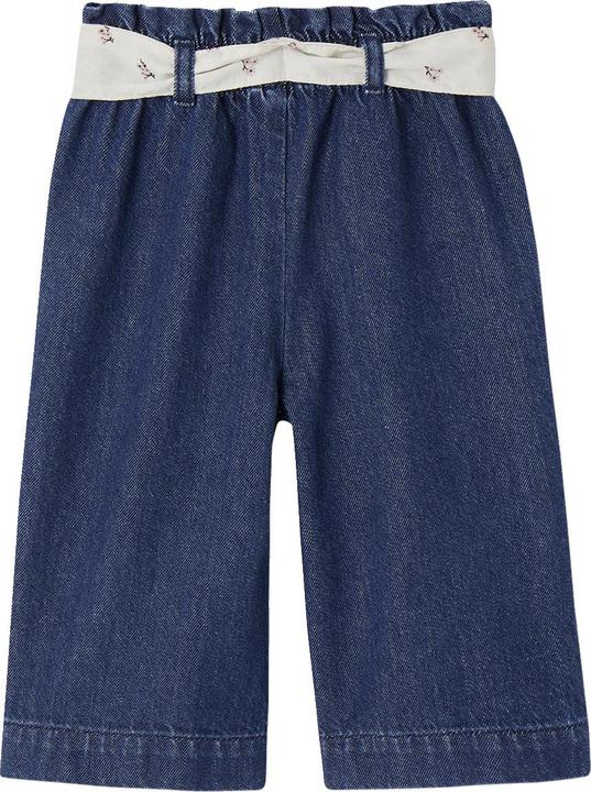 Produktbild Vertbaudet Weite Baby Jeans mit Stoffgürtel (62)