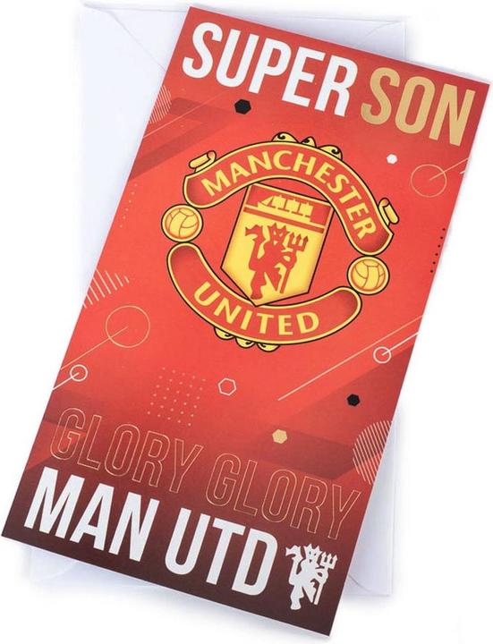 Actual product image Manchester United FC Super Son Birthday Card (1 pcs.)