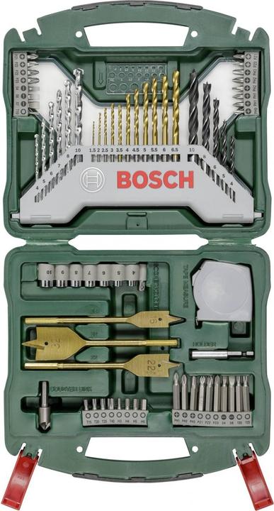 Produktbild Bosch Zubehör X-Line-Titanium Bohrer- und Schrauber-Set, 70-teilig (9 mm, 9.5 mm, 10 mm, 6 mm, 6.5 mm, 7 mm, 7.5 mm, 8 mm, 8.5 mm, 3 mm, 3.5 mm, 4 mm, 4.5 mm, 5 mm, 5.5 mm, 1.5 mm, 2 mm, 2.5 mm)