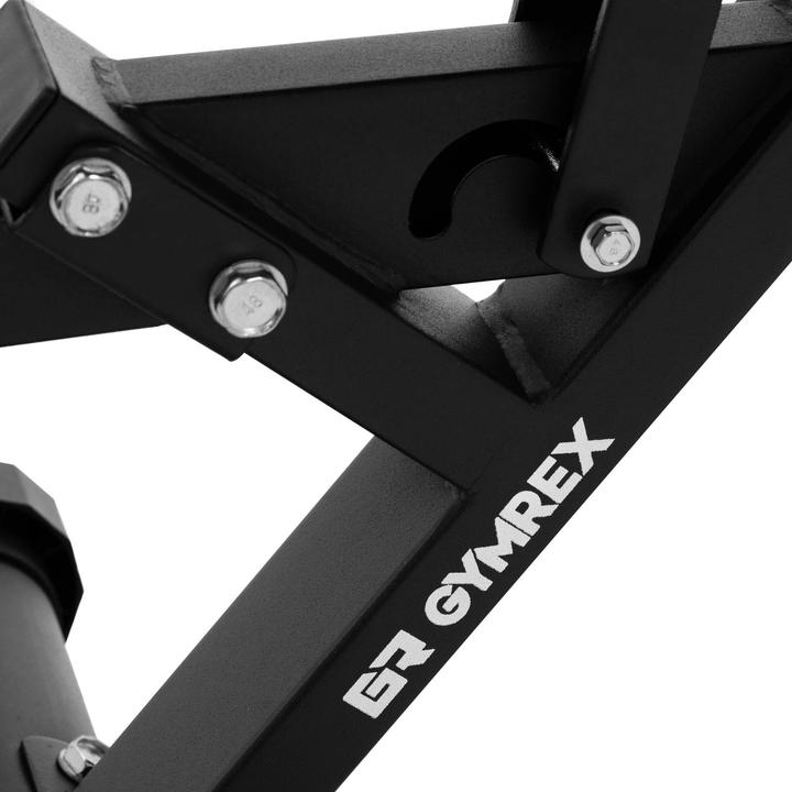 Actual product image Gymrex Schrägbank Fitnessbank Trainingsbank bis 100 kg einstellbar 90 - 180° Neigung