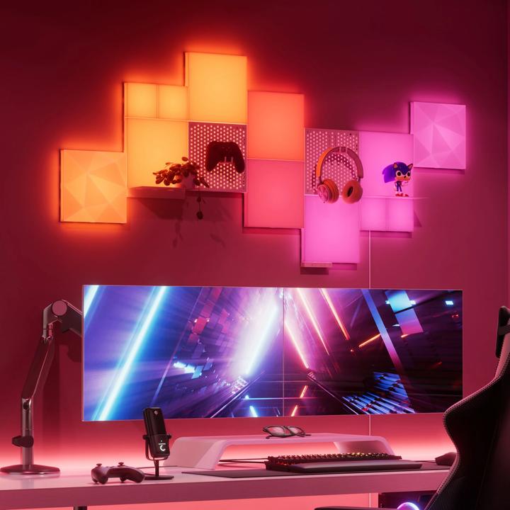 Actual product image Nanoleaf Blocks expansion pack 2 textured panels