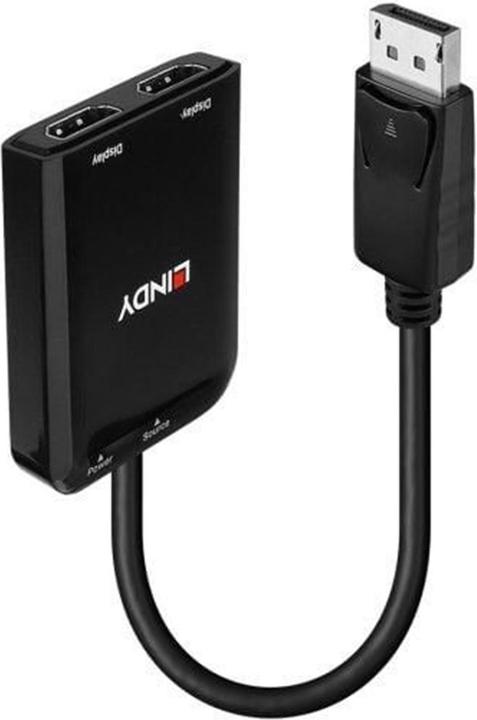 Actual product image Lindy DisplayPort to 2 Port HDMI MST Hub (HDMI, 4.90 cm)