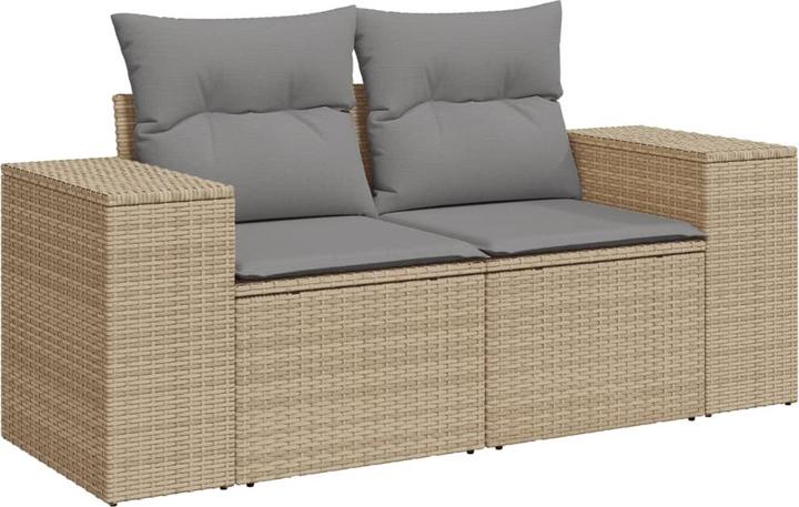 Image du produit VidaXL Meuble de jardin Canapé Salon de jardin Ensemble de jardin 10 pièces Beige