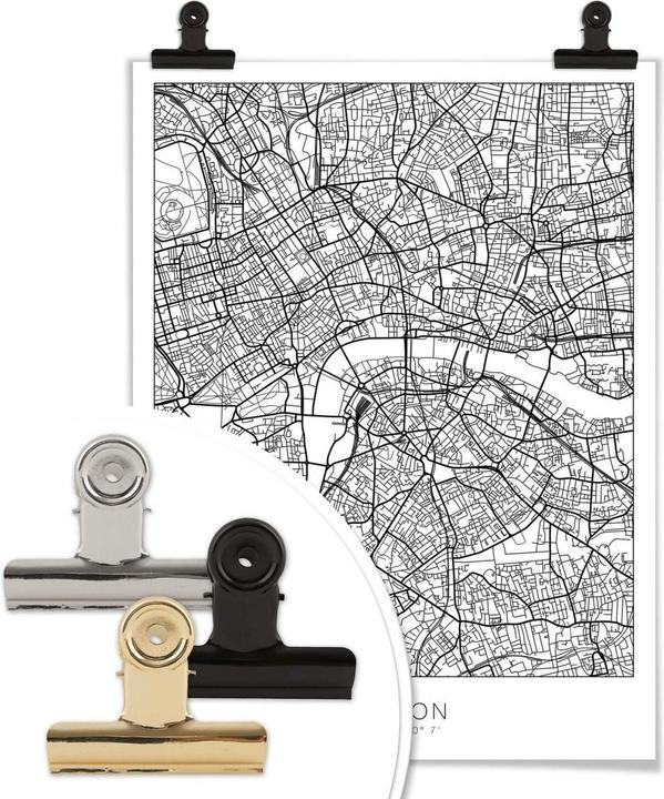 Produktbild Trenddeko Stadtplan London (30 x 40 cm)