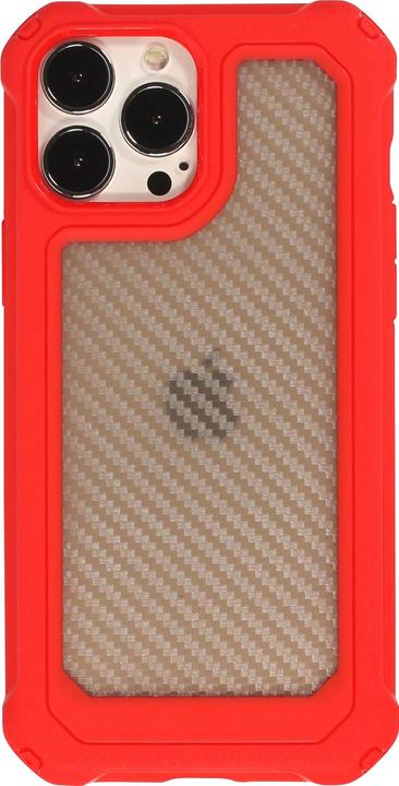 Image du produit PhoneLook Coque Cover Military Élite avec dos en carbone semi-transparent (Apple iPhone 14 Pro Max)