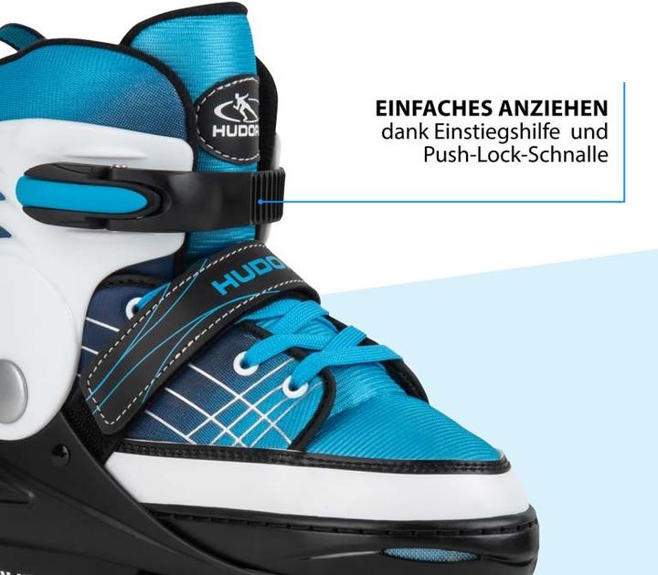 Produktbild Hudora Inline Skates Basic, Gr. 30 - 33 - blau (30, 31, 32, 33)