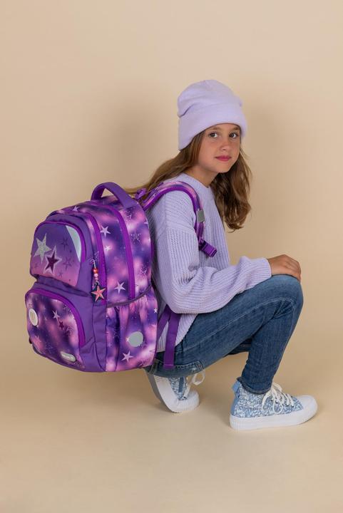 Actual product image Belmil Maxi Pack Schulrucksack mit Brustgurt 2tlg. Set "Star (22 l)