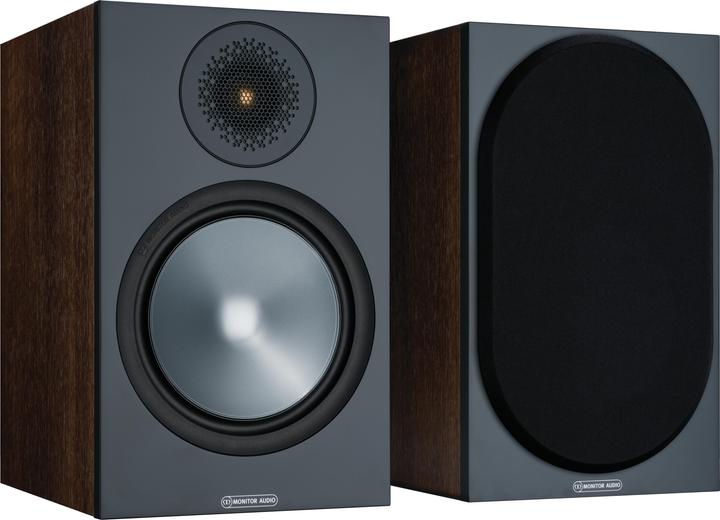 Produktbild Monitor Audio Regallautsprecher Paar Bronze 100 Schwarze Walnuss (1 Paar, 100 W)