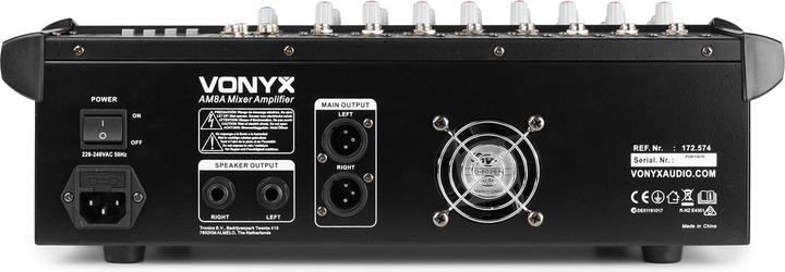 Actual product image Vonyx AM8A (Studio- and Livemixer)