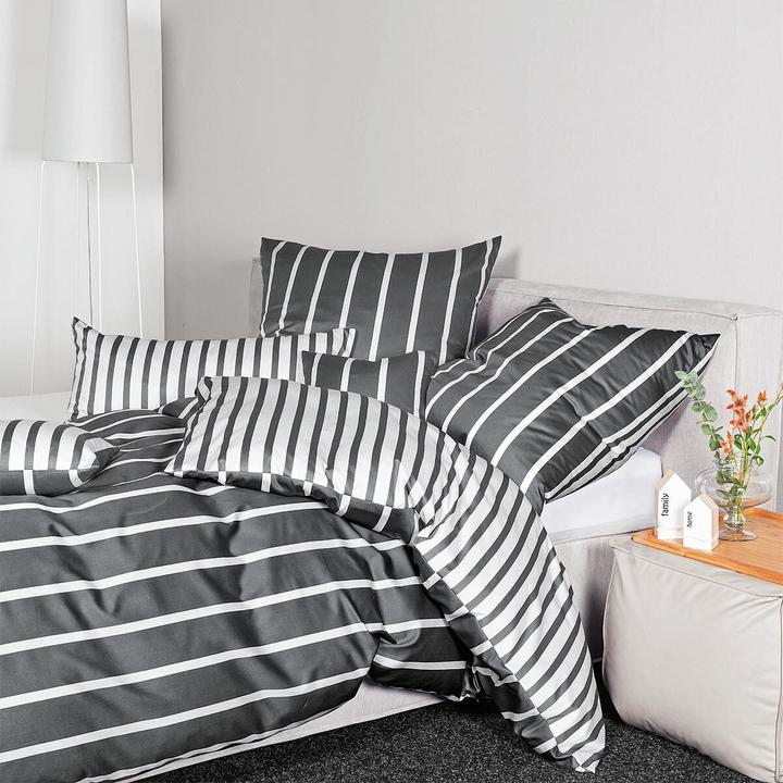Produktbild Janine Mako-Satin Bettwäsche modern classic (Duvetbezug, 135x200 cm)