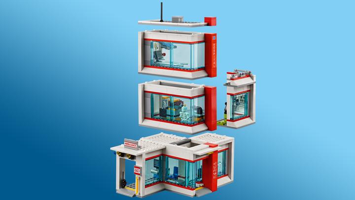 Actual product image LEGO Hospital (60204, LEGO City)