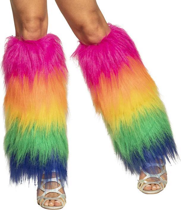 Produktbild Boland Stulpen Regenbogen Plüsch