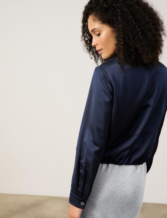 Image du produit Gerry Weber Blouson satiné Blazer manches longues doublé - 63970 (40)