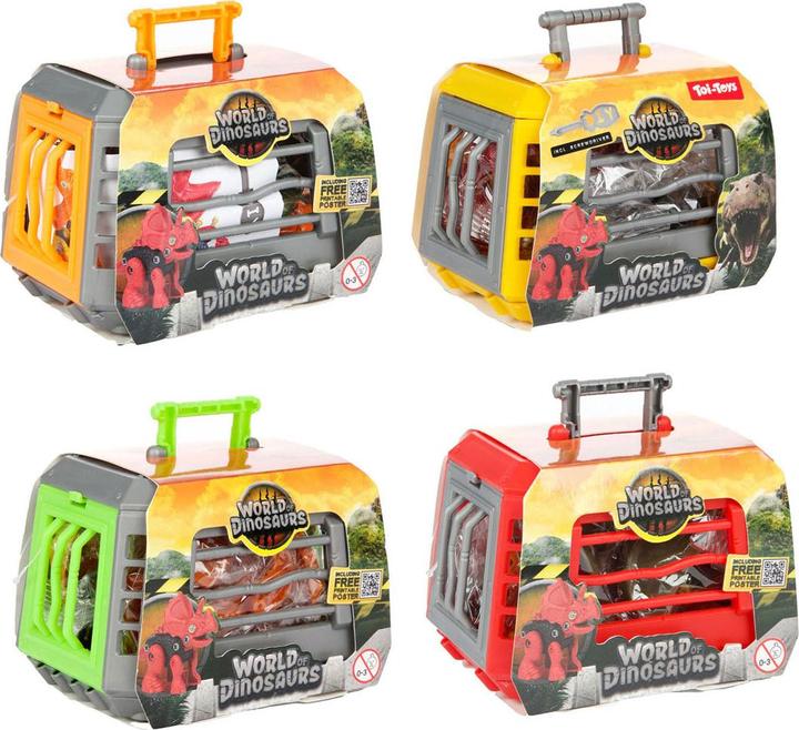 Immagine prodotto Toi-Toys Il mondo dei dinosauri Costruisci un dinosauro con una gabbia