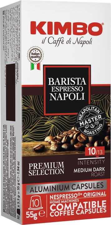 Actual product image Kimbo Barista Espresso Napoli (10 x Port.)