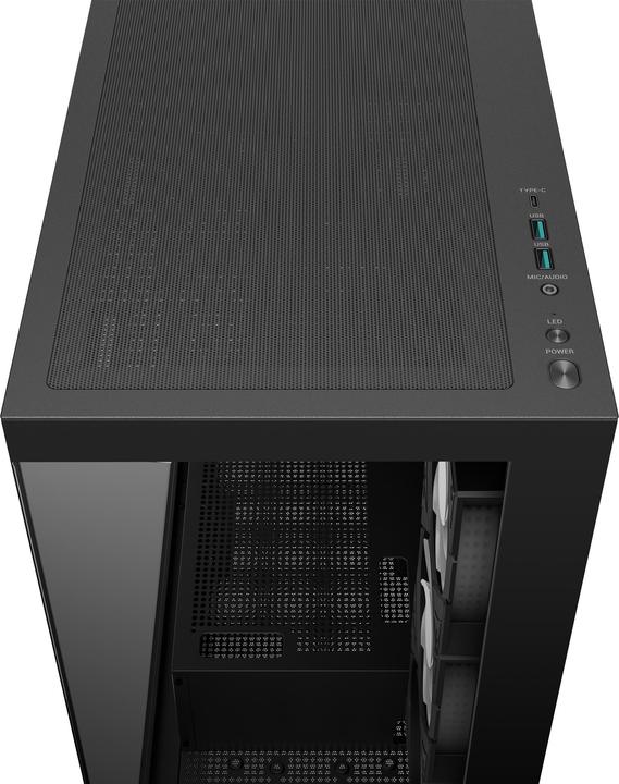 Image du produit Deepcool CG580 4F (schwarz, Tempered Glass x 2) (mATX, ITX, ATX)