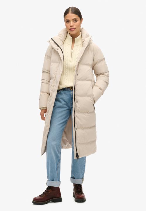 Actual product image Superdry Women's long hooded down jacket (M)