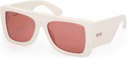 Actual product image Emilio Pucci Pucci EP0230 21S Shiny White Women's Sunglasses 56/17/140