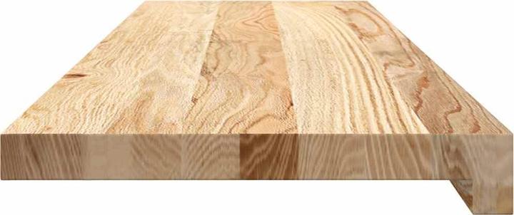 Produktbild VidaXL Treppenstufen 4 Stk. Unbehandelt 90x30x2 cm Massivholz Eiche