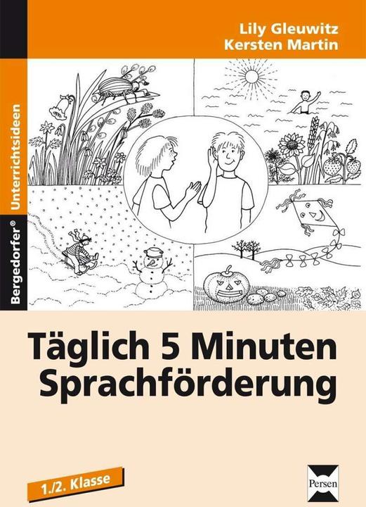 Produktbild Täglich 5 Minuten Sprachförderung. 1./2. Klasse (Deutsch, Kersten Martin, Lily Gleuwitz, 2023)