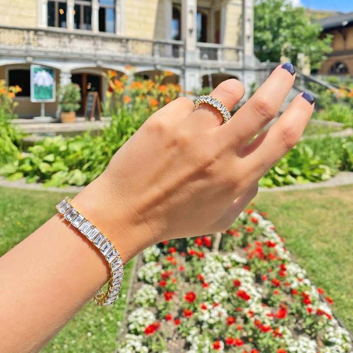 Immagine prodotto Candy Bracciale Elsie, argento 925, placcato oro (Placcato oro 18k, Argento 925)