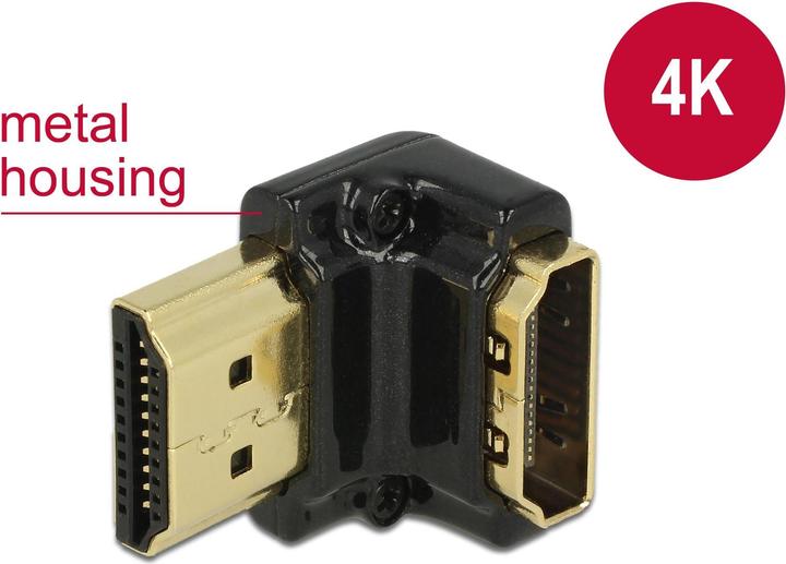 Image du produit Delock HDMI-A/HDMI-A mâle, F/M, 90 (HDMI, 2.12 cm)