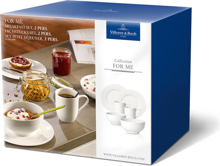Actual product image Villeroy & Boch Breakfast Set 2 pers. For Me (6 Piece)