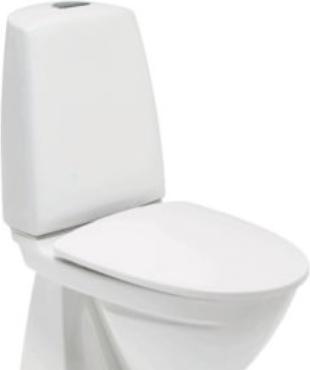 Produktbild Geberit Ifø Sign inkl.skruer u/kloset - standard sign 601021200 uden klosettilslutning