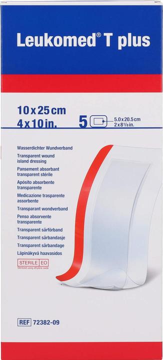 Actual product image BSN T plus transparenter Wundverband 10x25cm mit Wundauflage (5 x)
