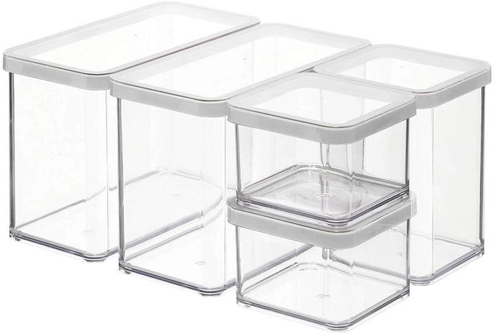 Rotho Set of 5 premium tins LOFT (2.10 l)